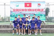 Đội bóng LCĐ Khoa CNSH – CNTP tham gia Giải bóng đá Sinh viên trường Đại học Nông Lâm