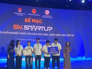 Viện Công nghệ CNSH – CNTP & nhóm tác giả Trường THPT Lương Ngọc Quyến (Thái Nguyên) đoạt giải cao trong “Học sinh, sinh viên với ý tưởng khởi nghiệp”