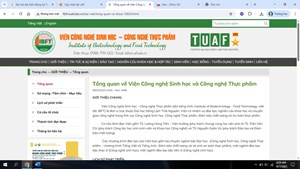 Giới thiệu Bộ môn Đảm bảo chất lượng và An toàn thực phẩm