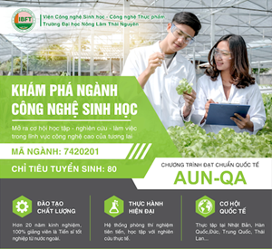 Ngành Công nghệ Sinh học – lựa chọn tiềm năng trong đào tạo nguồn nhân lực chất lượng cao