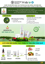 Viện CNSH – CNTP có 02 dự án xuất sắc vào vòng chung kết cuộc thi đổi mới sáng tạo do tổ chức FAO Việt Nam và trường Đại học Nông Lâm tổ chức